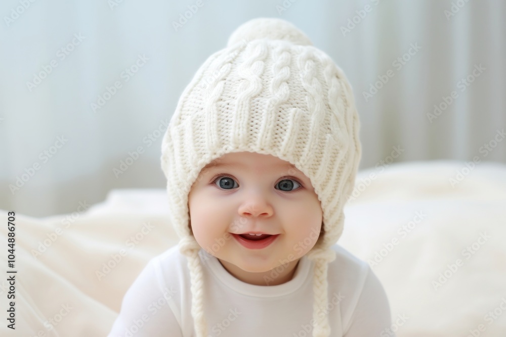 White baby hat relaxation furniture innocence. White baby hat relaxation furniture innocence.
