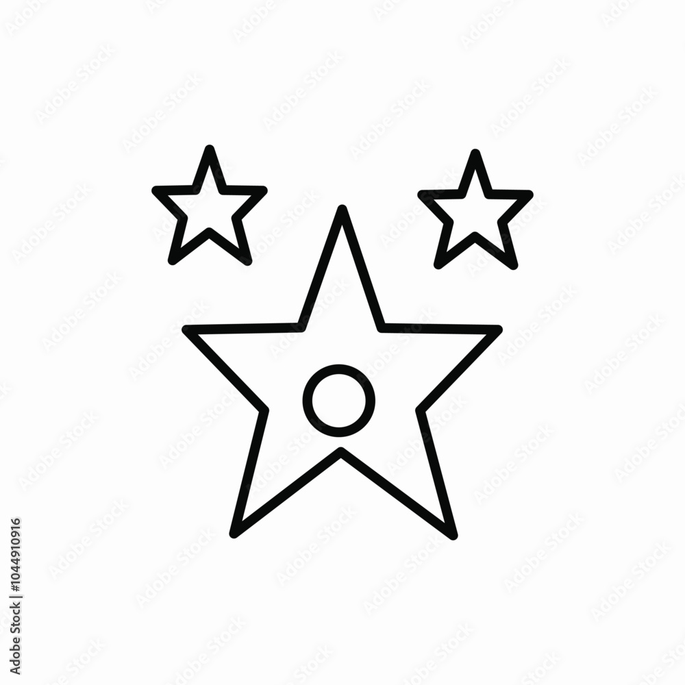 stars celebrity icon sign vector stars celebrity icon sign vector