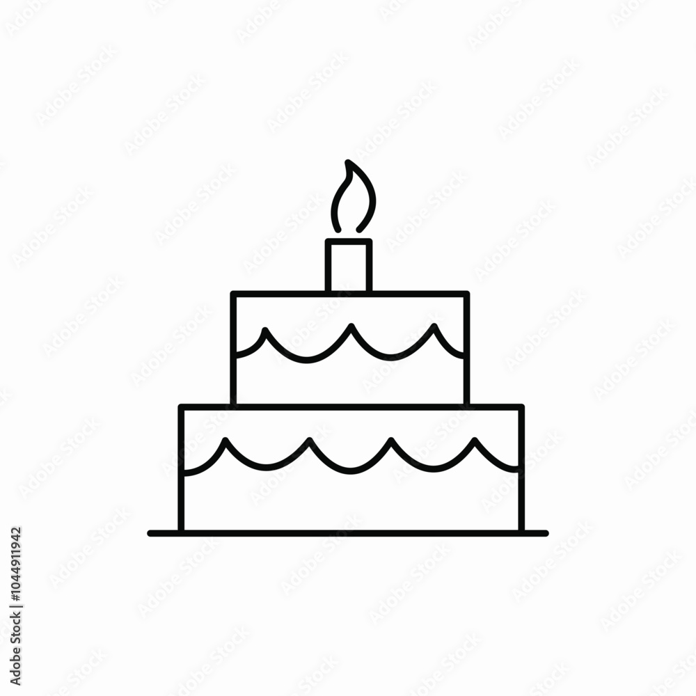 wedding cake icon sign vector wedding cake icon sign vector