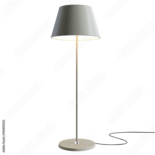 Wallpaper Mural Modern floor lamp with simple design, cut out Torontodigital.ca