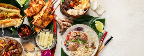 Traditional Indonesian food.