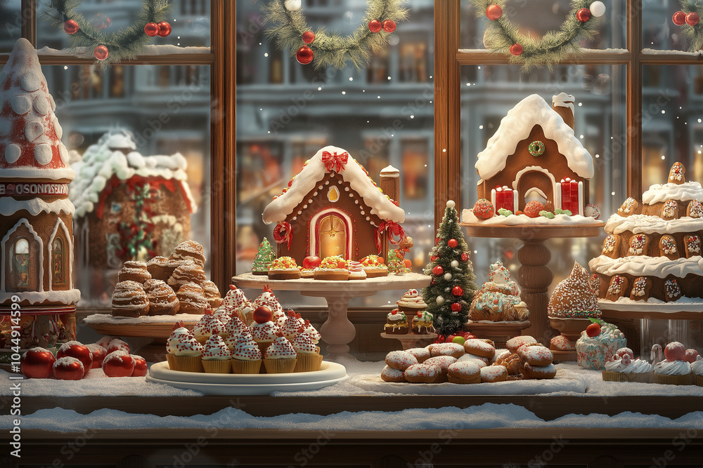 Obraz premium background wallpaper for a christmas card with snow during x-mas in winter