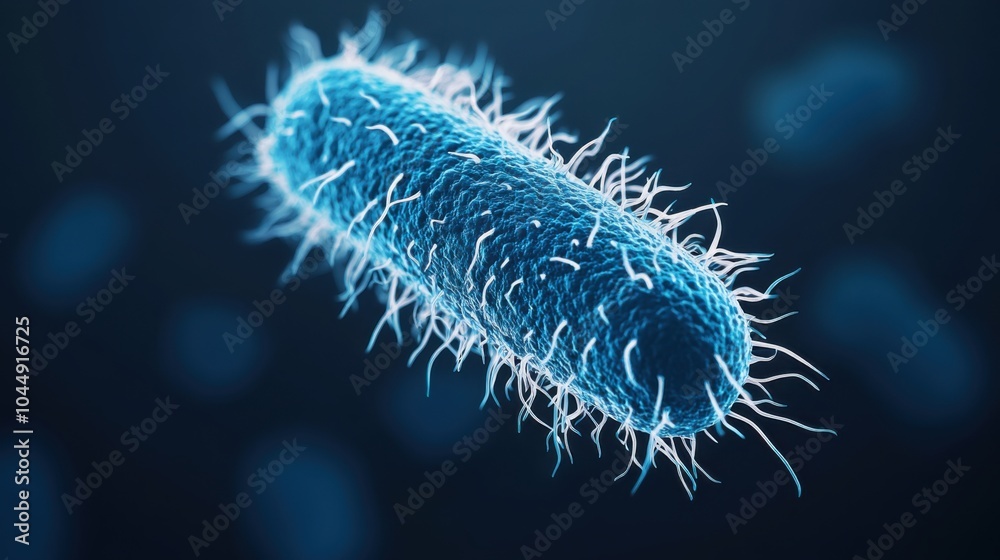 Fototapeta premium Ancient microbes under microscope reveal intricate cellular structures, showcasing their mysterious and ancient nature, ideal for scientific and educational content.