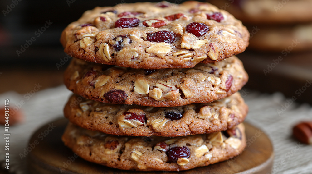 Oat cookies with cranberry and pecan
Oat cookies with cranberry and pecan