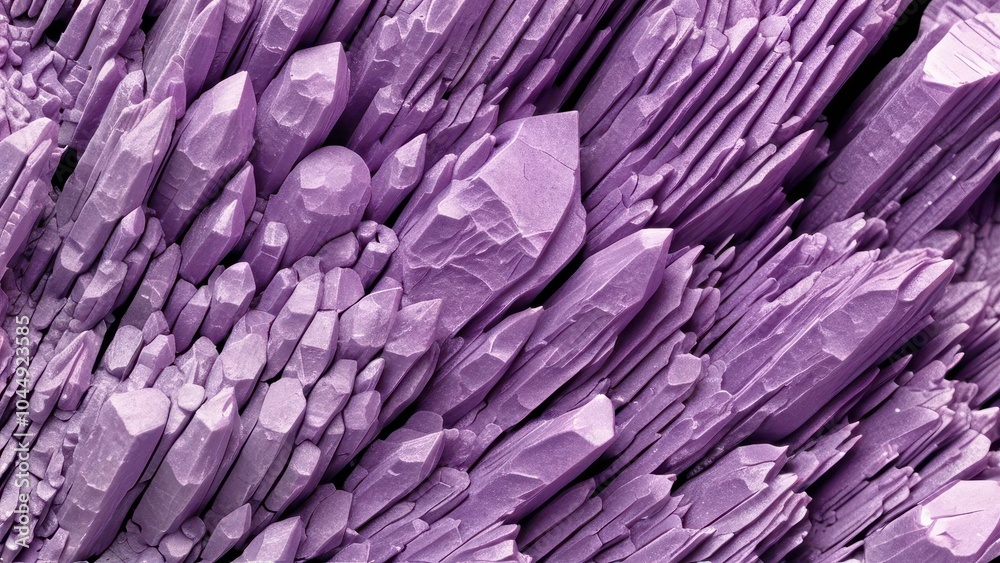 Fototapeta premium 3D scientific visualization of garnet crystal microstructure in ultra-high magnification. Dramatic cross-section showing atomic lattice, growth zones, and mineral inclusions. Professional microscopy