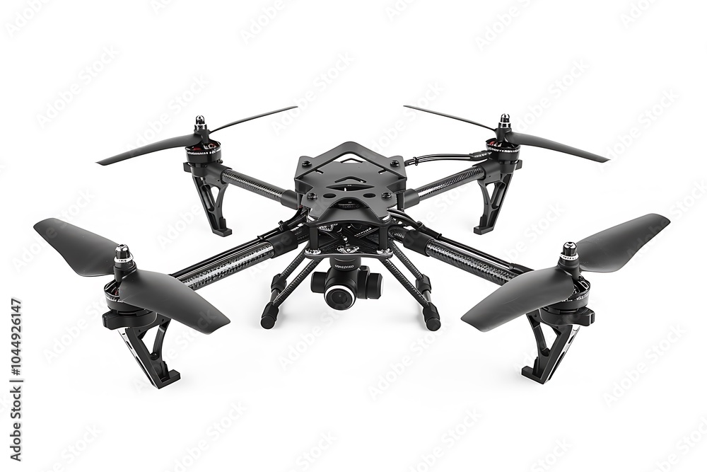 Drone isolated on white background Drone isolated on white background