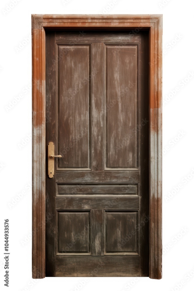 Openned door wood white background architecture. Openned door wood white background architecture.