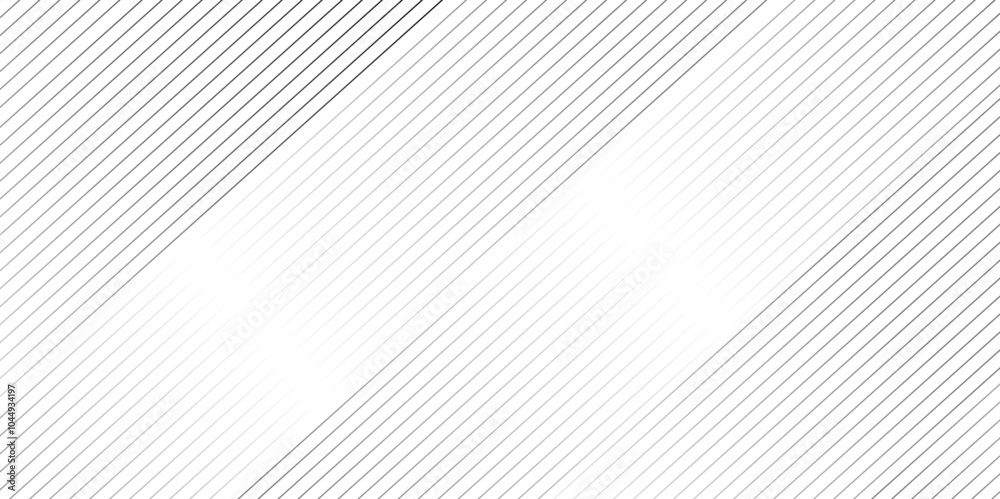 Vector abstract geometric stripe diagonal black and white gradient line. minimal futuristic diagonal irregular line then curve grid oblique pattern background.