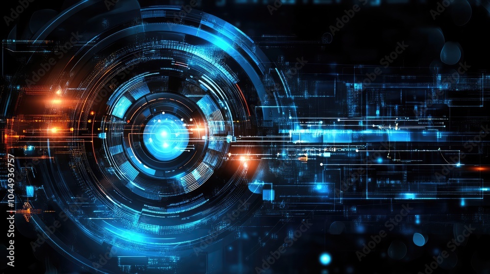 Abstract technology communication concept with vector background Abstract technology communication concept with vector background