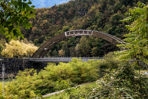 Brücke, Sondrio in Italien