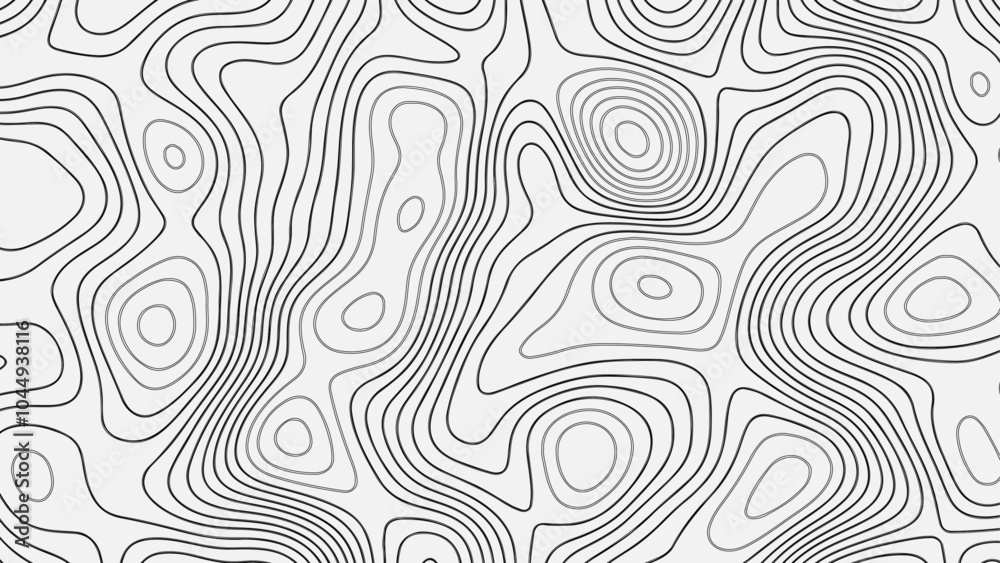 Topographic map background.