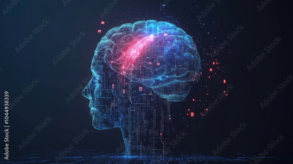 AI data analysis concept, machine learning and business improvement AI data analysis concept, machine learning and business improvement