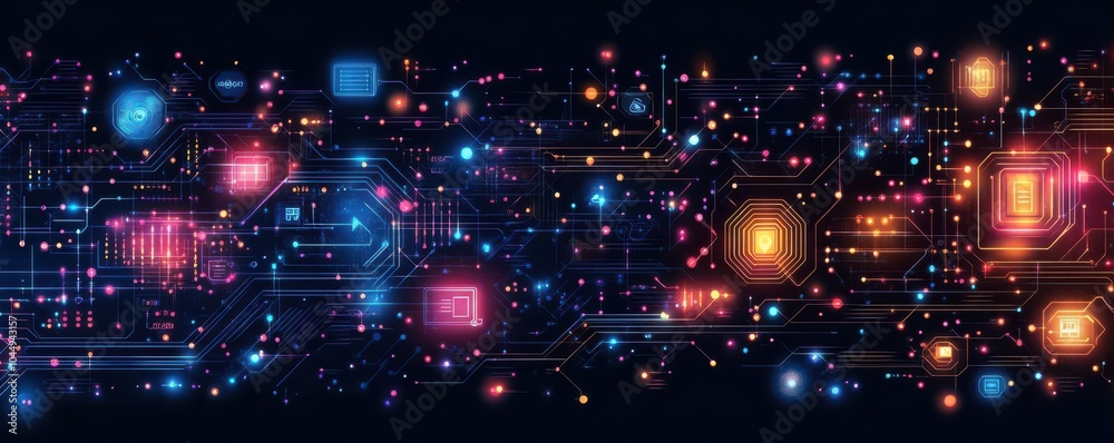 Obraz premium A sleek illustration of technological innovation