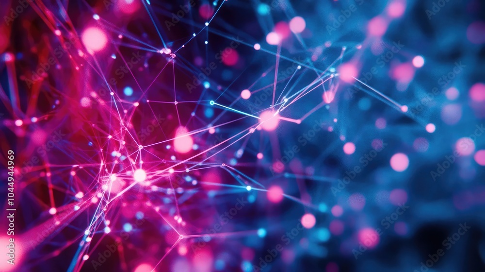 Digital background with points and lines, big data and network concept Digital background with points and lines, big data and network concept