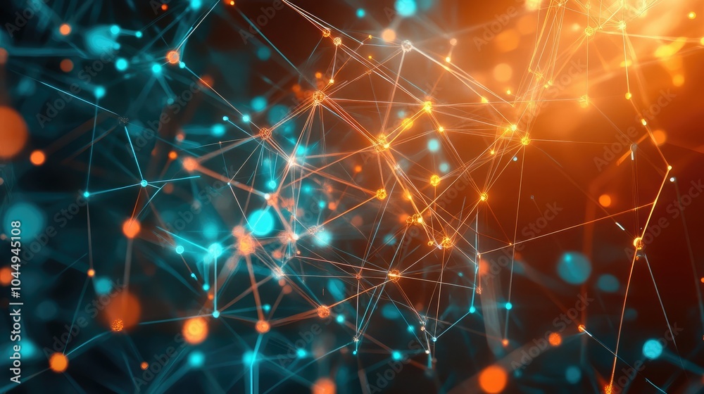 Digital technology background with network connection and big data concept Digital technology background with network connection and big data concept