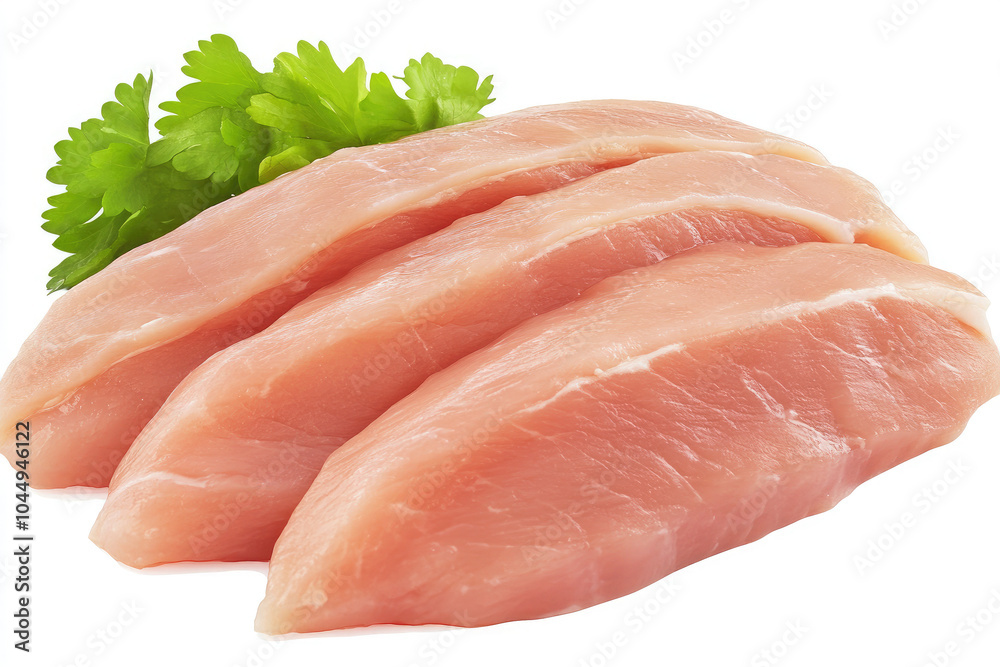 chicken meat top view on white background isolated chicken meat top view on white background isolated