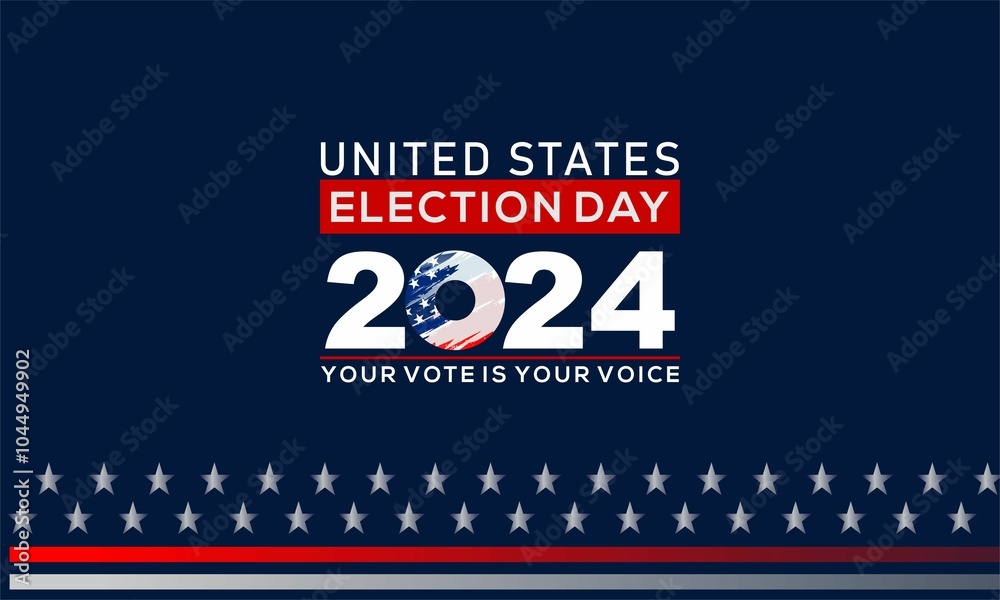 Election Day ,Your Vote is Your Voice , vektor background banner . Election Day ,Your Vote is Your Voice , vektor background banner .