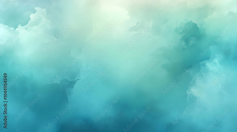 Abstract Watercolor Background - Teal and White Abstract Watercolor Background - Teal and White