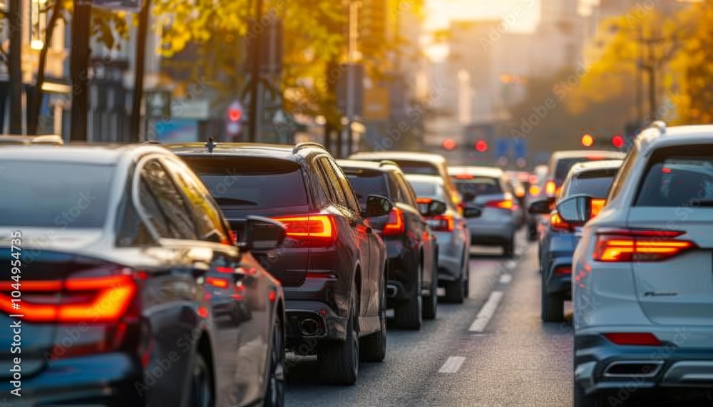 Traffic Congestion on City Street Generative AI Traffic Congestion on City Street Generative AI