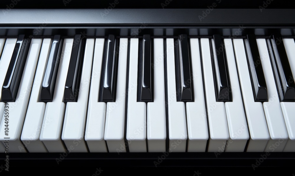Close-up of Piano Keyboard Keys for Music and Artistic Expression Generative AI Close-up of Piano Keyboard Keys for Music and Artistic Expression Generative AI