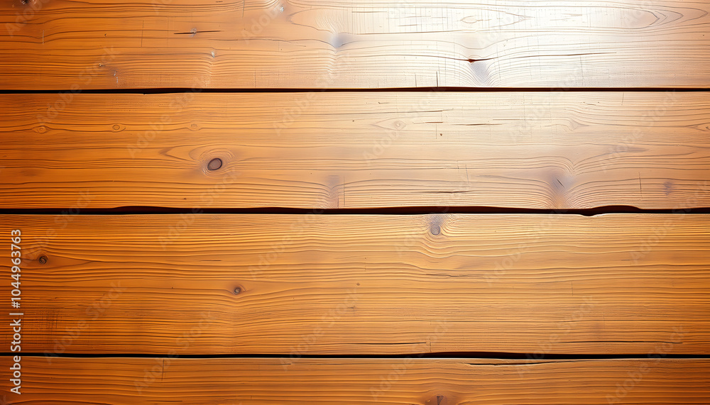 Fototapeta premium Rustic wooden floor isolated with white highlights, png