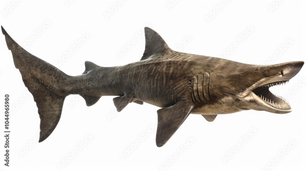 Fototapeta premium A Close Up Of A Tiger Shark