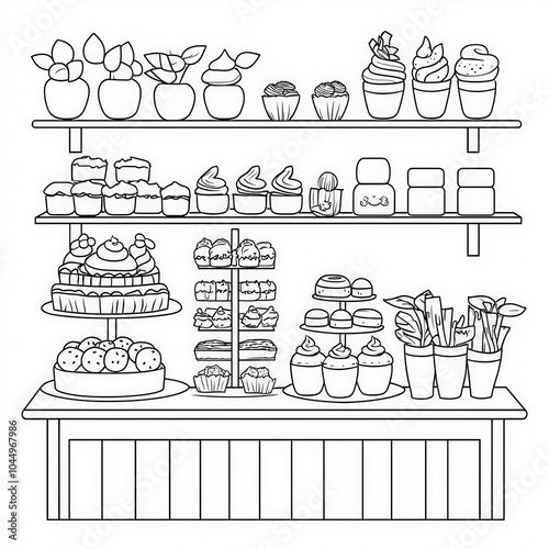 A charming bakery with deli...