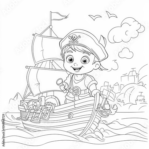 A pirate treasure hunt on a...