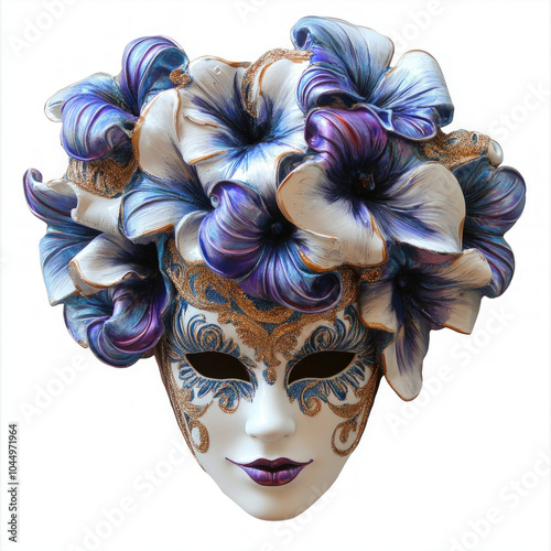 Mardi Gras Mask Isolated