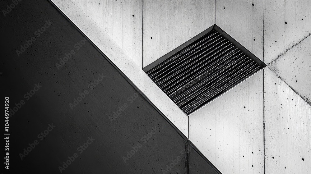 Abstract Architectural Detail in Monochrome Abstract Architectural Detail in Monochrome