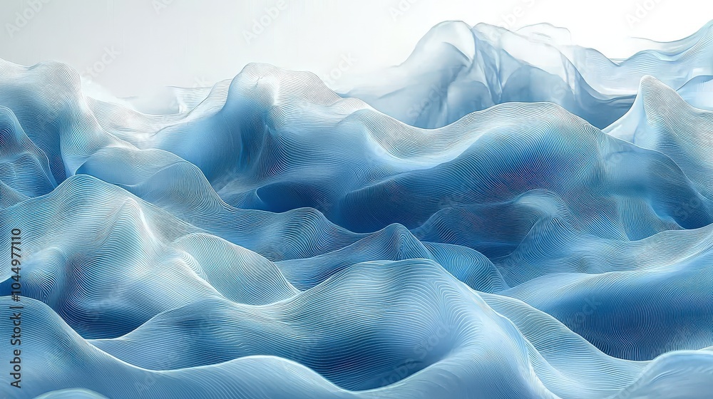 Obraz premium Light blue gradient with smooth, soft transitions, ideal for clean and professional presentation slides.