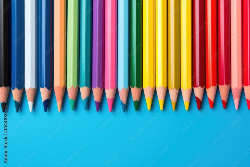 Backgrounds pencil arrangement creativity.