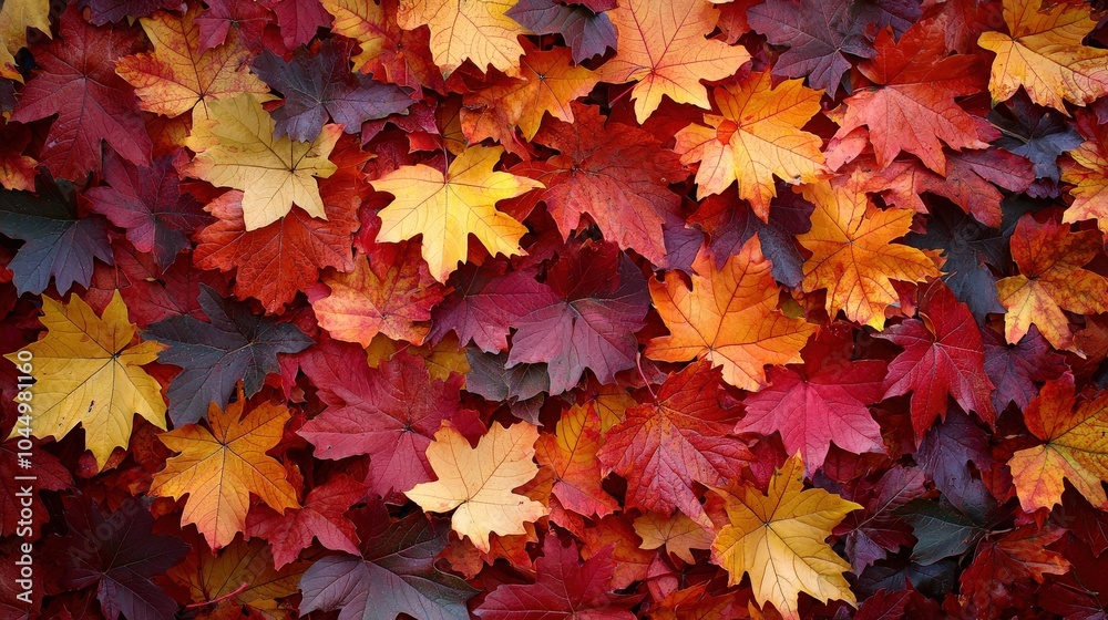 Thanksgiving background featuring a gradient of fall leaves colors, ideal for adding text overlays. Thanksgiving background featuring a gradient of fall leaves colors, ideal for adding text overlays.