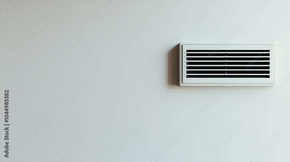 Modern Air Conditioner on Wall with Minimalist Design Modern Air Conditioner on Wall with Minimalist Design