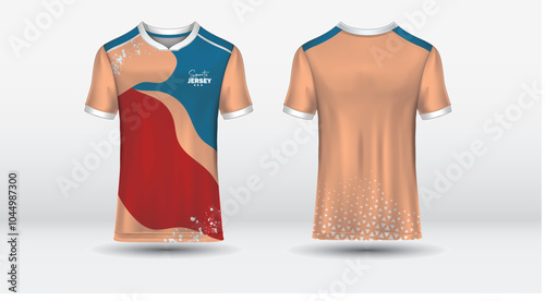 Sports jersey template sport t shirt design