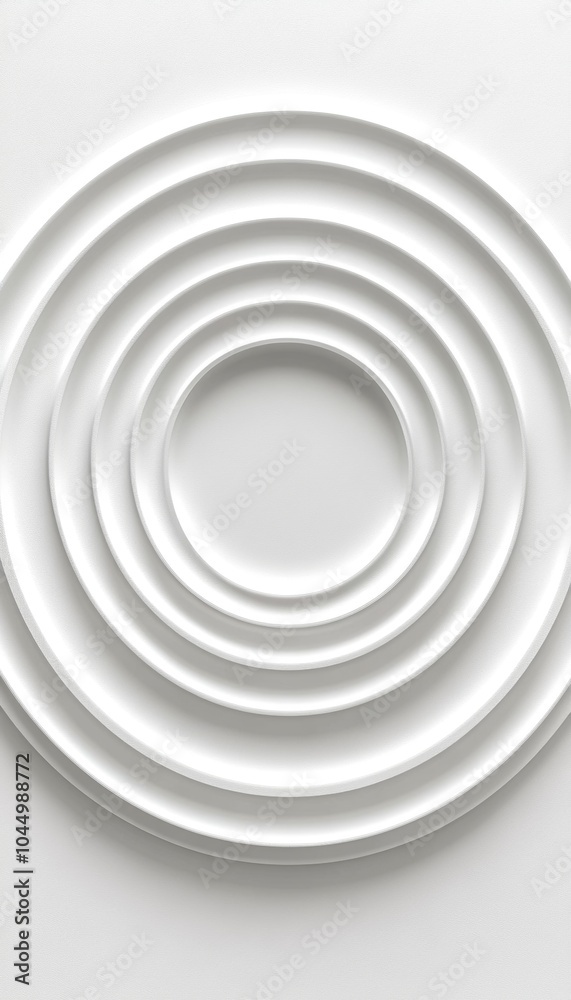 Abstract white circle pattern, minimal design. Abstract white circle pattern, minimal design.