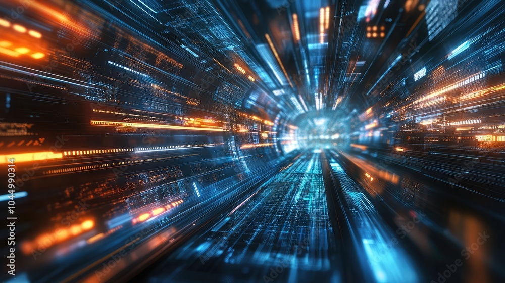 Futuristic tech background, innovation in digital communication Futuristic tech background, innovation in digital communication
