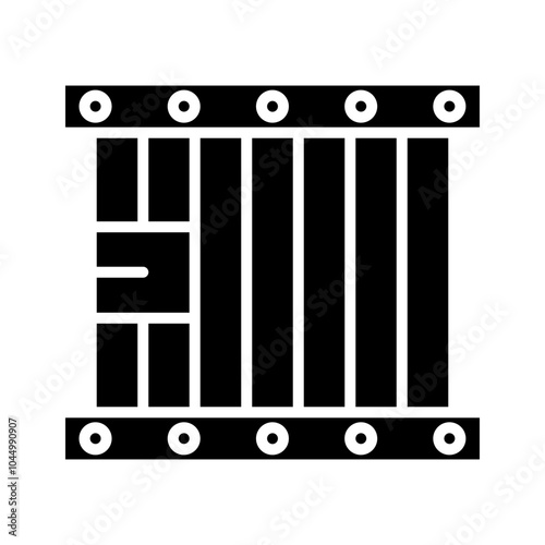 Jail Cell glyph icon