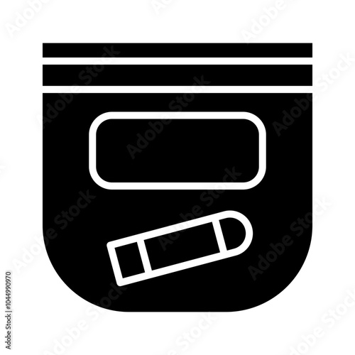 Evidence Bag glyph icon