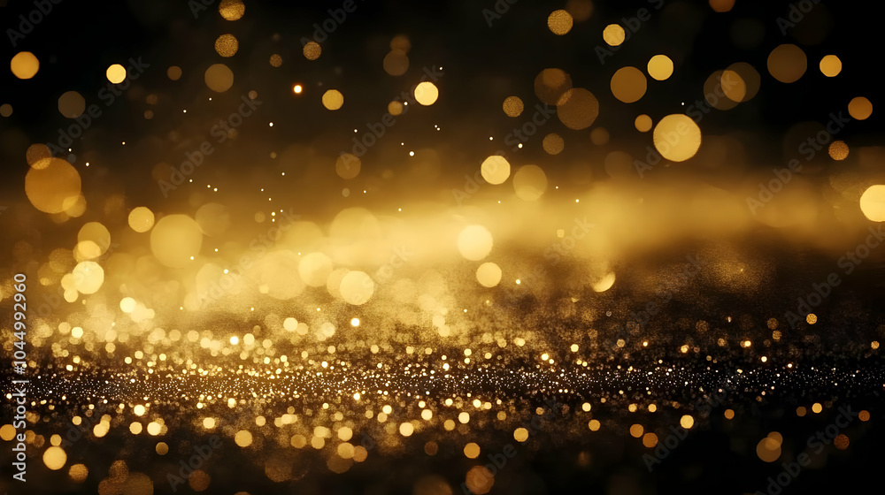 Golden Glitter Abstract Background Golden Glitter Abstract Background