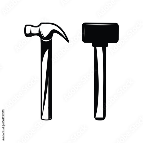 Hammer Vector Art, Icons, and illustration Graphics