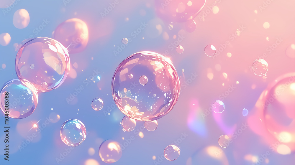 Bubbles underwater with bokeh effect. Pink background. AI generative
Bubbles underwater with bokeh effect. Pink background. AI generative