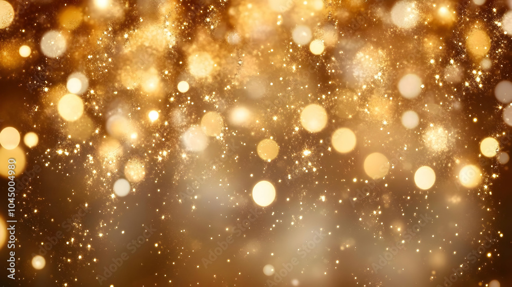 Golden Glitter Abstract Background Golden Glitter Abstract Background