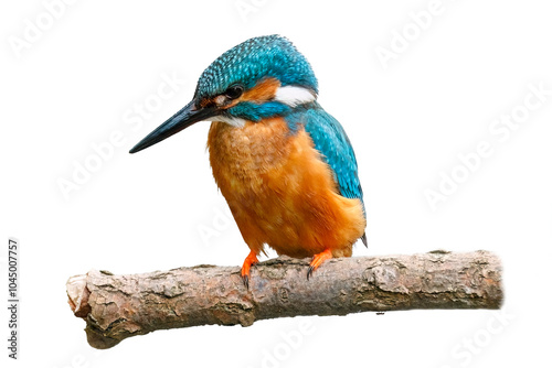 Принти на полотні kingfisher; alcedo atthis; isolated; background; white; transparent; wild; wildl