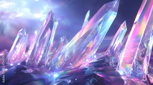 Abstract Crystal Background...