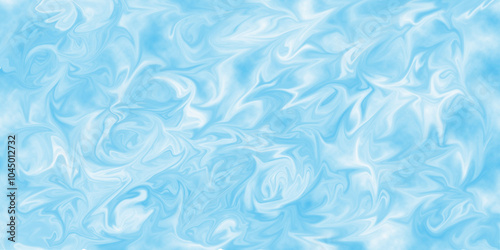 Sky blue digital background from curved lines. Illustration