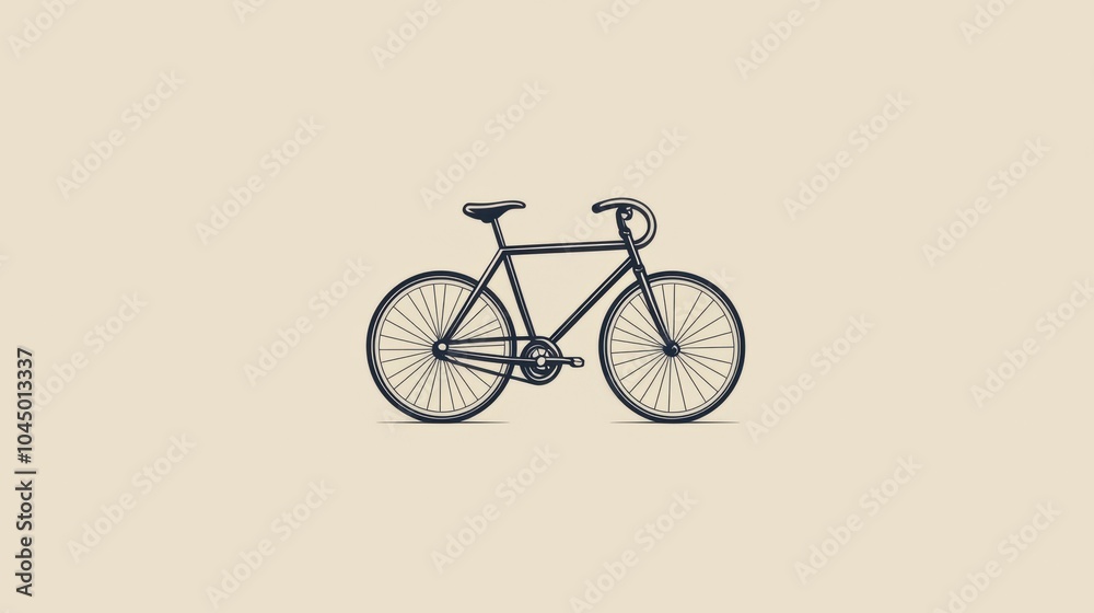 Simple Outline of a Bicycle for Design Purposes Simple Outline of a Bicycle for Design Purposes