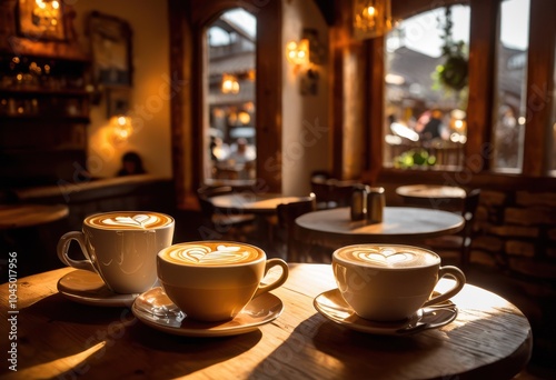 Wallpaper Mural cup, coffee, drink, tea, white, cafe, beverage, table, breakfast, mug, espresso, saucer, hot, spoon, caffeine, food, brown, morning, black, object, teapot, closeup Torontodigital.ca