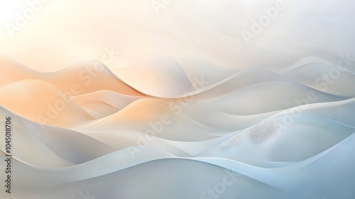 Abstract Landscape with soft flowing shapes. Abstract Background pattern