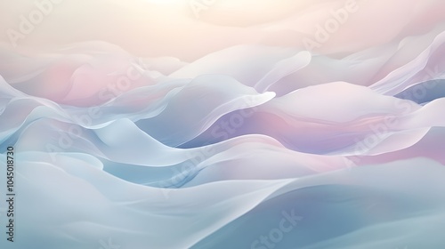 Abstract Landscape with soft flowing shapes. Abstract Background pattern